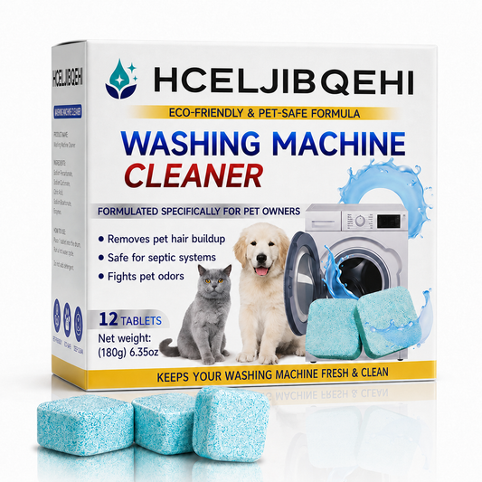 Eco-Friendly Washing Machine Cleaning Tablets for Pet Owners