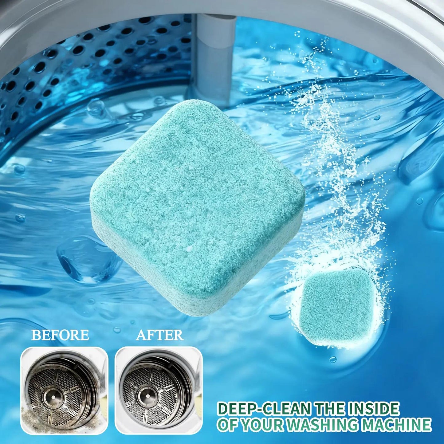 Eco-Friendly Washing Machine Cleaning Tablets for Pet Owners